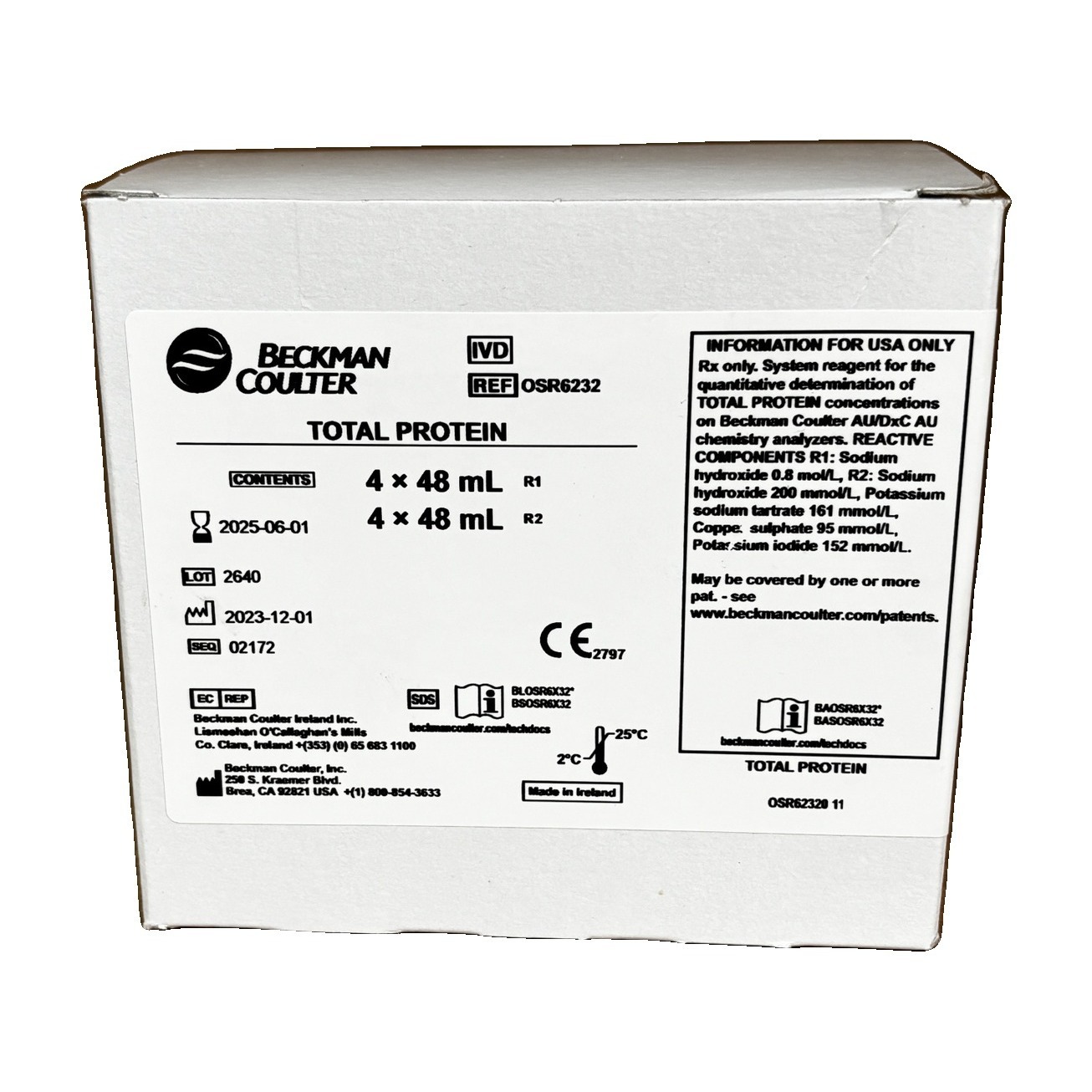 Total Protein Reagent Test 4x48/4x48mL
