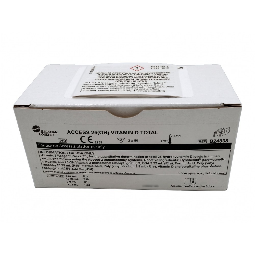 Total Vitamin D 2x50 Tests Ea