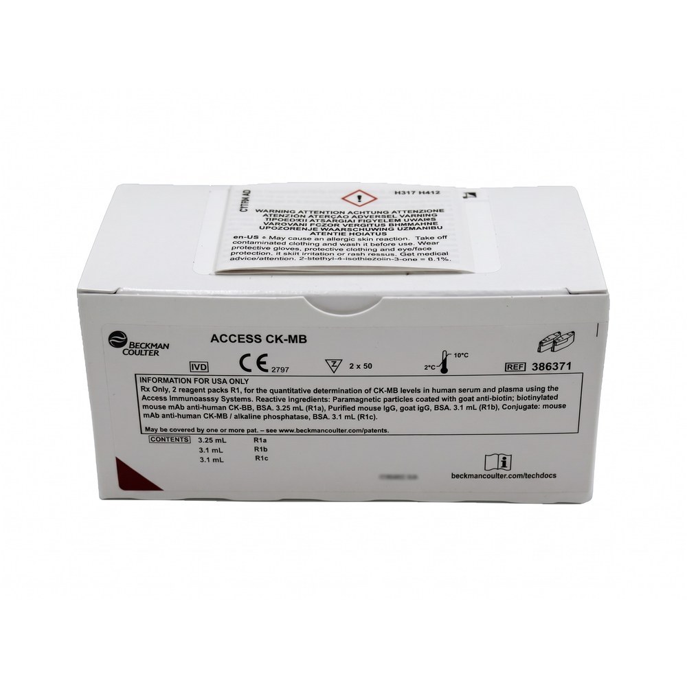 CK-MB: Creatine Kinase-MB Reagent, 2 packs of 50 tests each