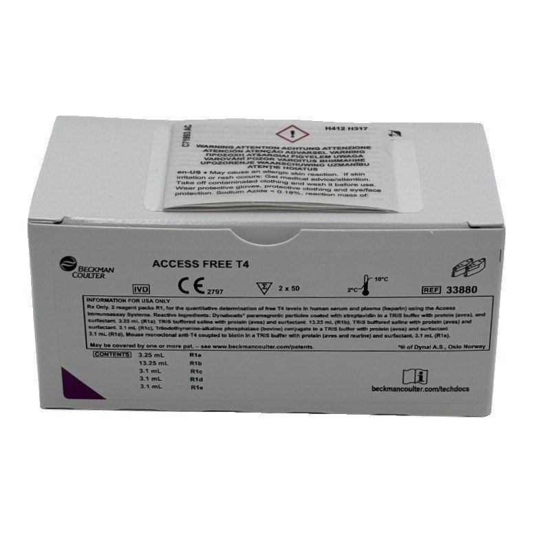 FT4: Free Thyroxine Reagent For Analyzer 2x50 Count 100/Kt