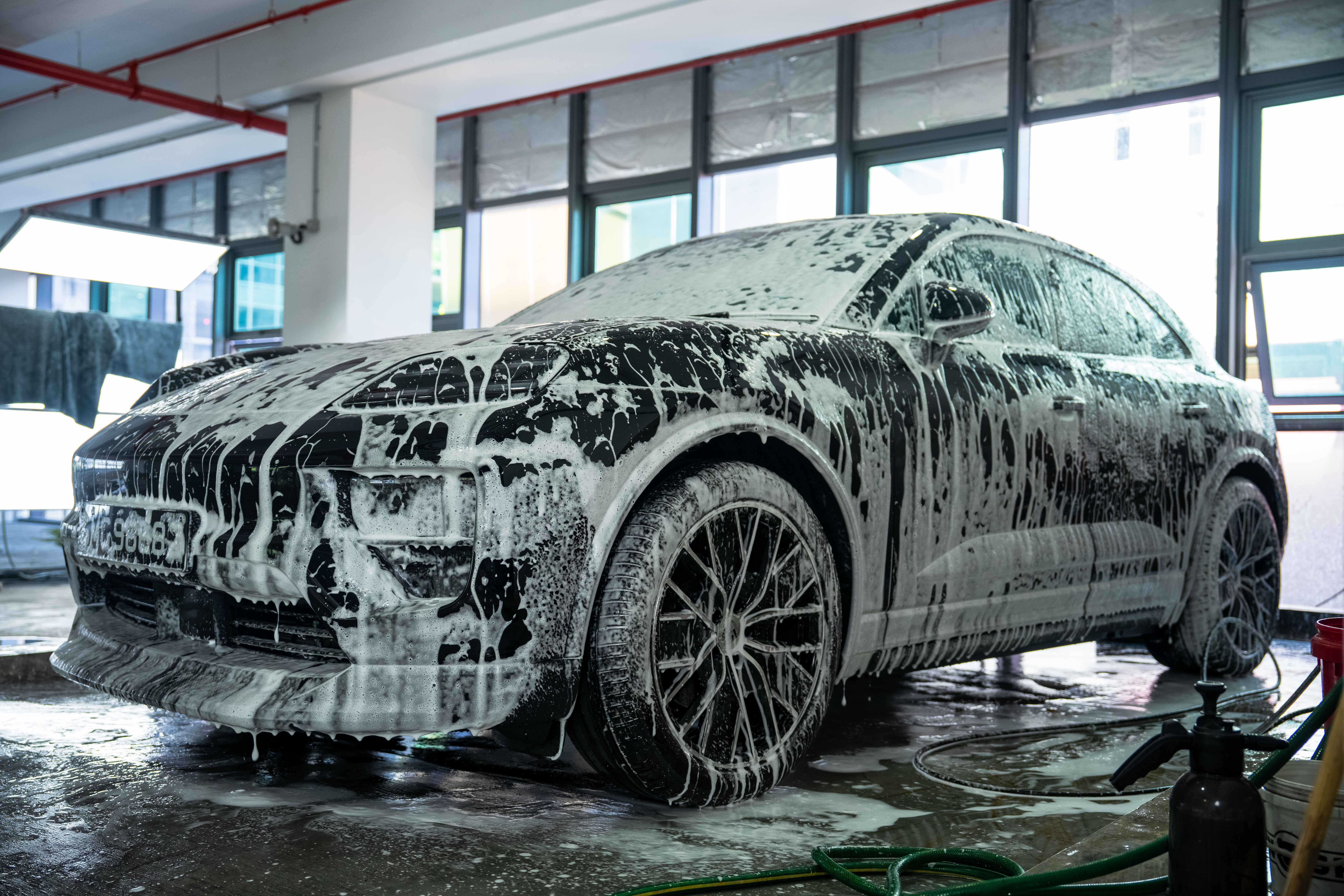 Image of car wash at Halo Collective
