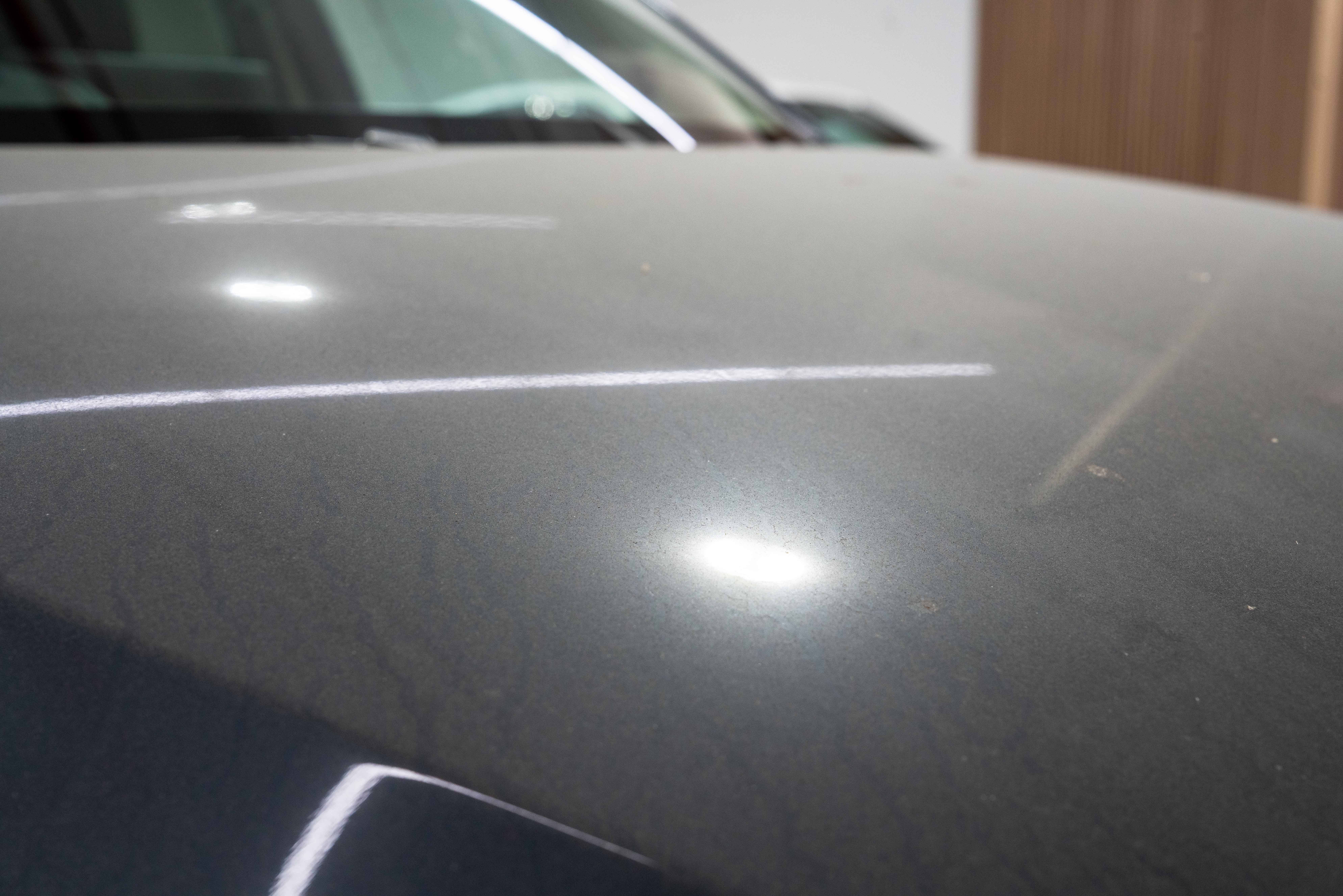 Image of dirty car bonnet at Halo Collective