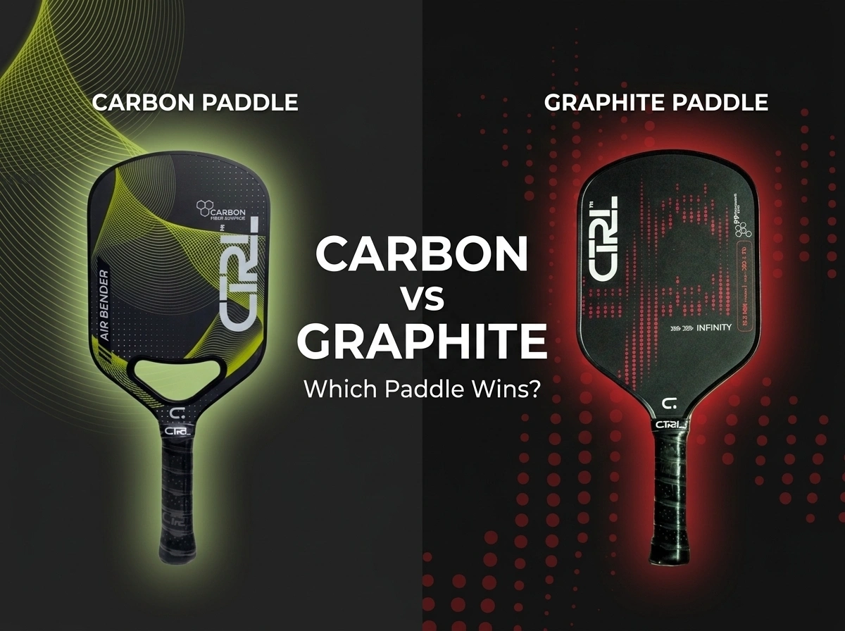 Carbon vs graphite pickleball paddles 