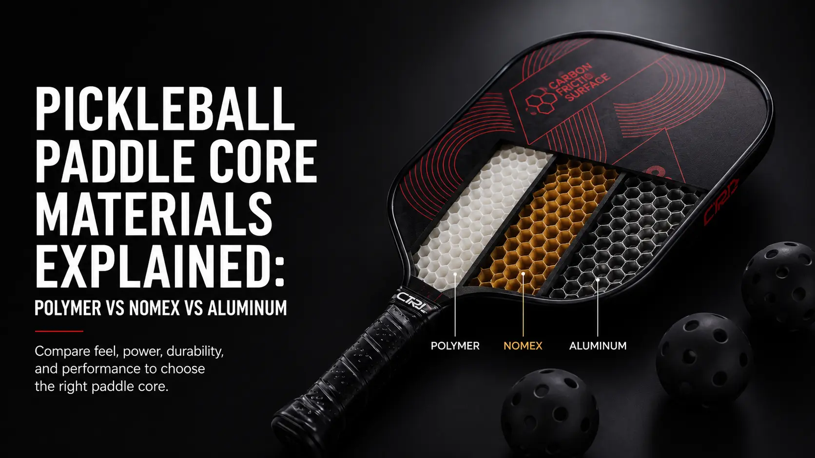Pickleball Paddle Core Materials Explained
