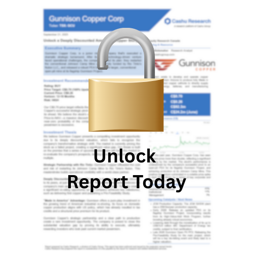 Cashu Research Gunnison Copper Corp