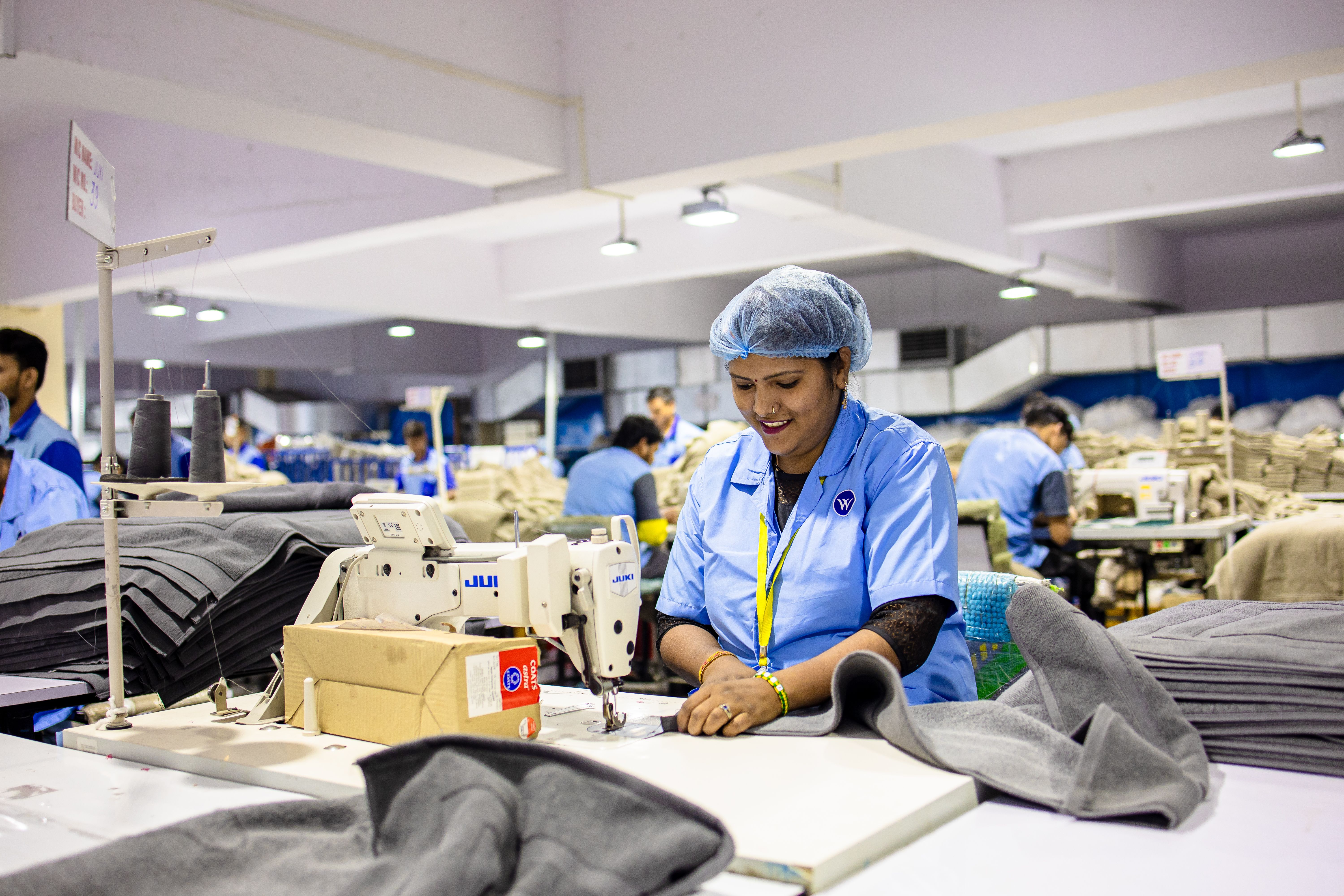 Textile factory workers affected by the EU Forced Labour Regulation