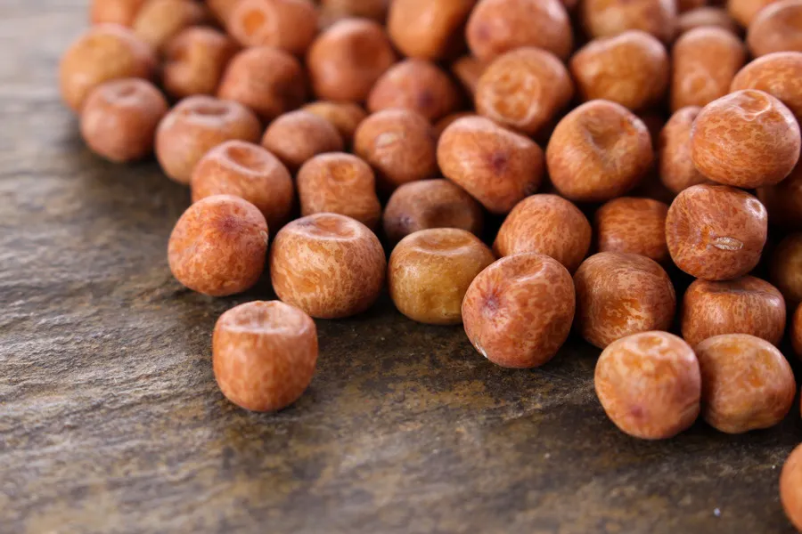 Close up of maple peas