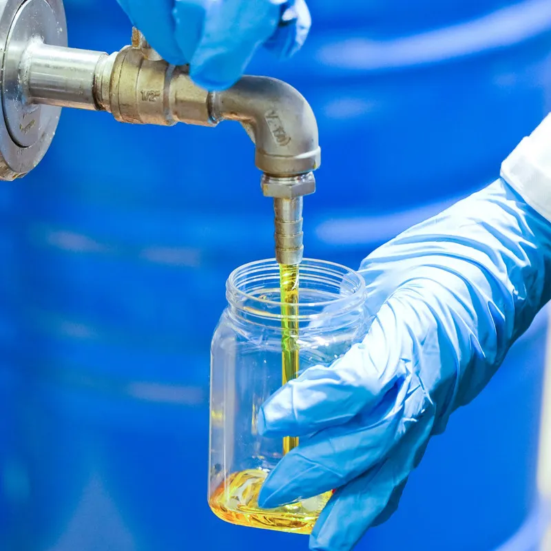 Sampling oil for testing