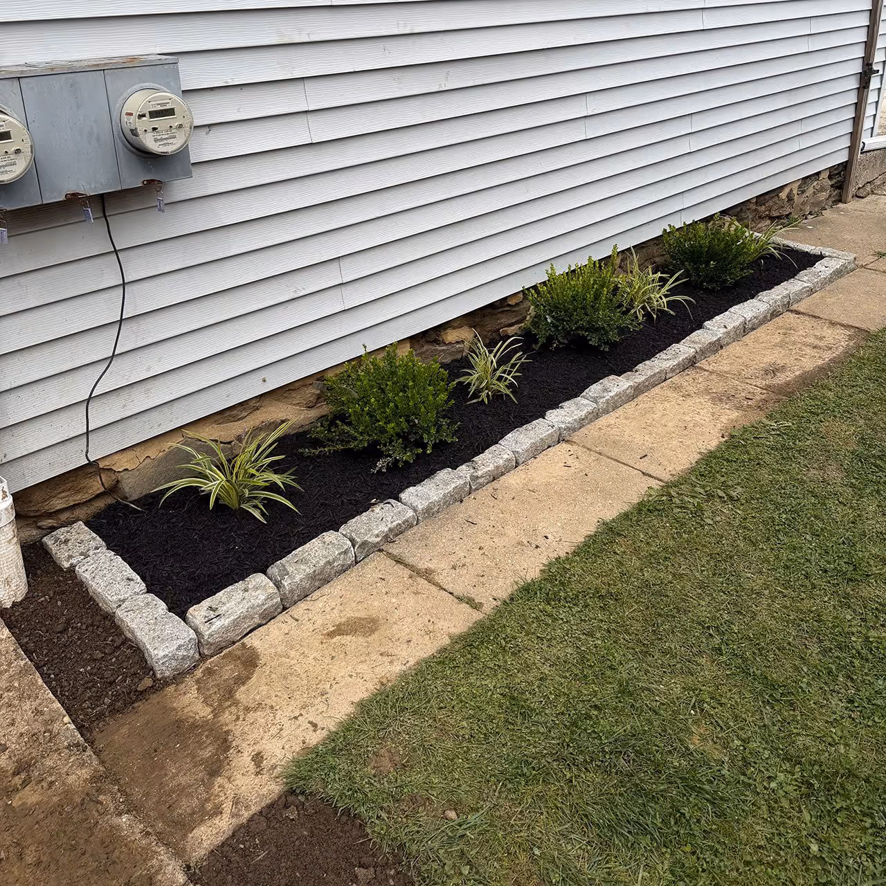 Professional planter box installation by Morrisroe Landscaping in Delaware County, PA