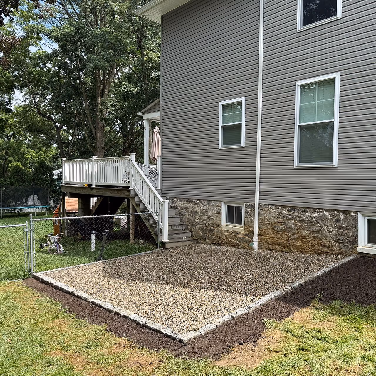 Hardscape design and installation by Morrisroe Landscaping in Delaware County, PA