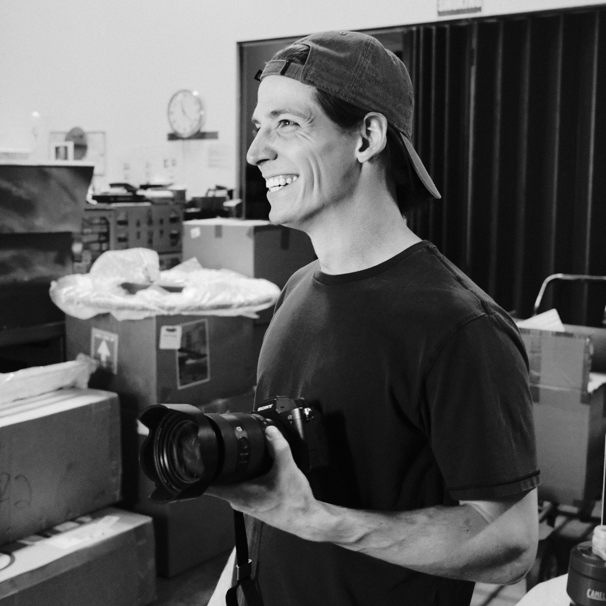 Leo Sideras behind the scenes on his production for Boyd Lighting.