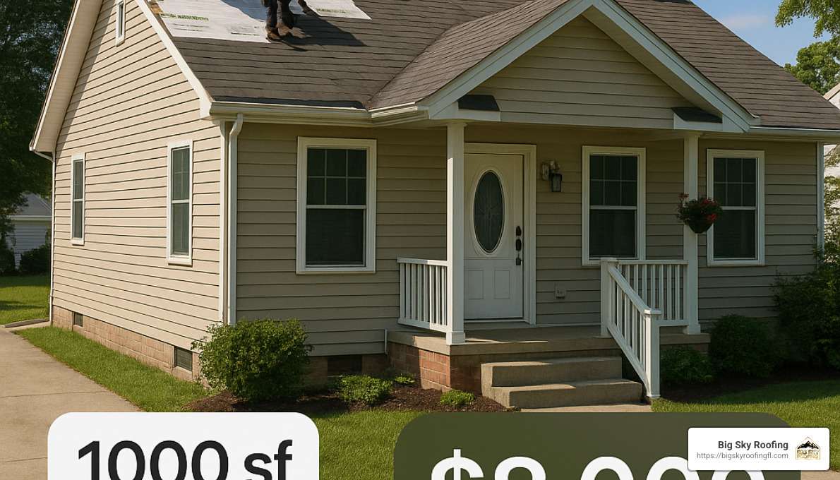 roof estimate 1000 sq ft