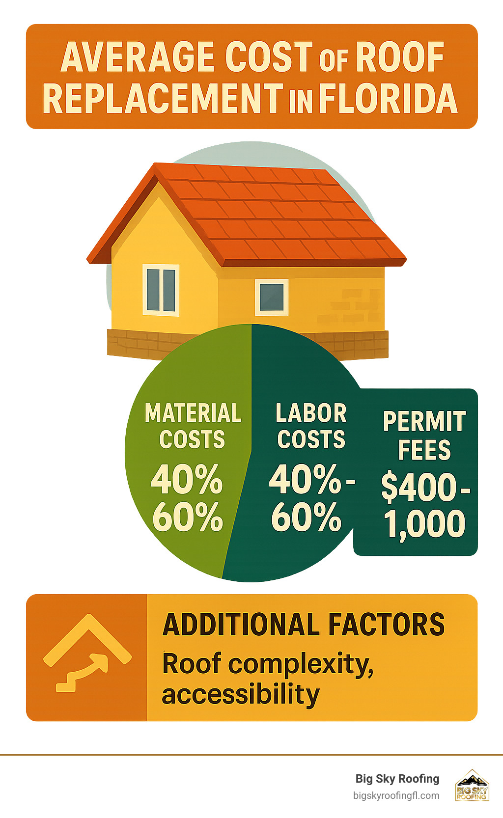Florida roof replacement cost breakdown