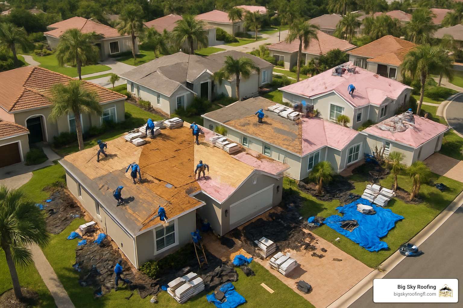 Average Cost of Roof Replacement in Florida