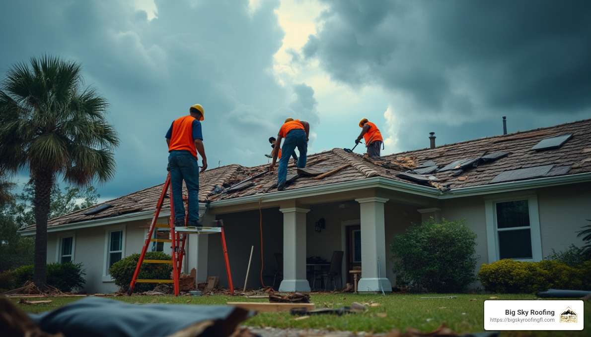 Roofing Emergencies in Central Florida