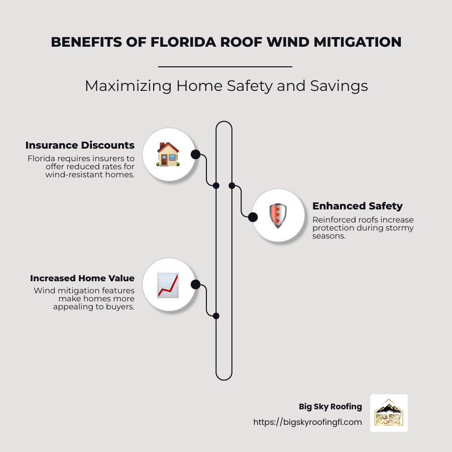 Chart showing insurance savings from wind mitigation in Florida