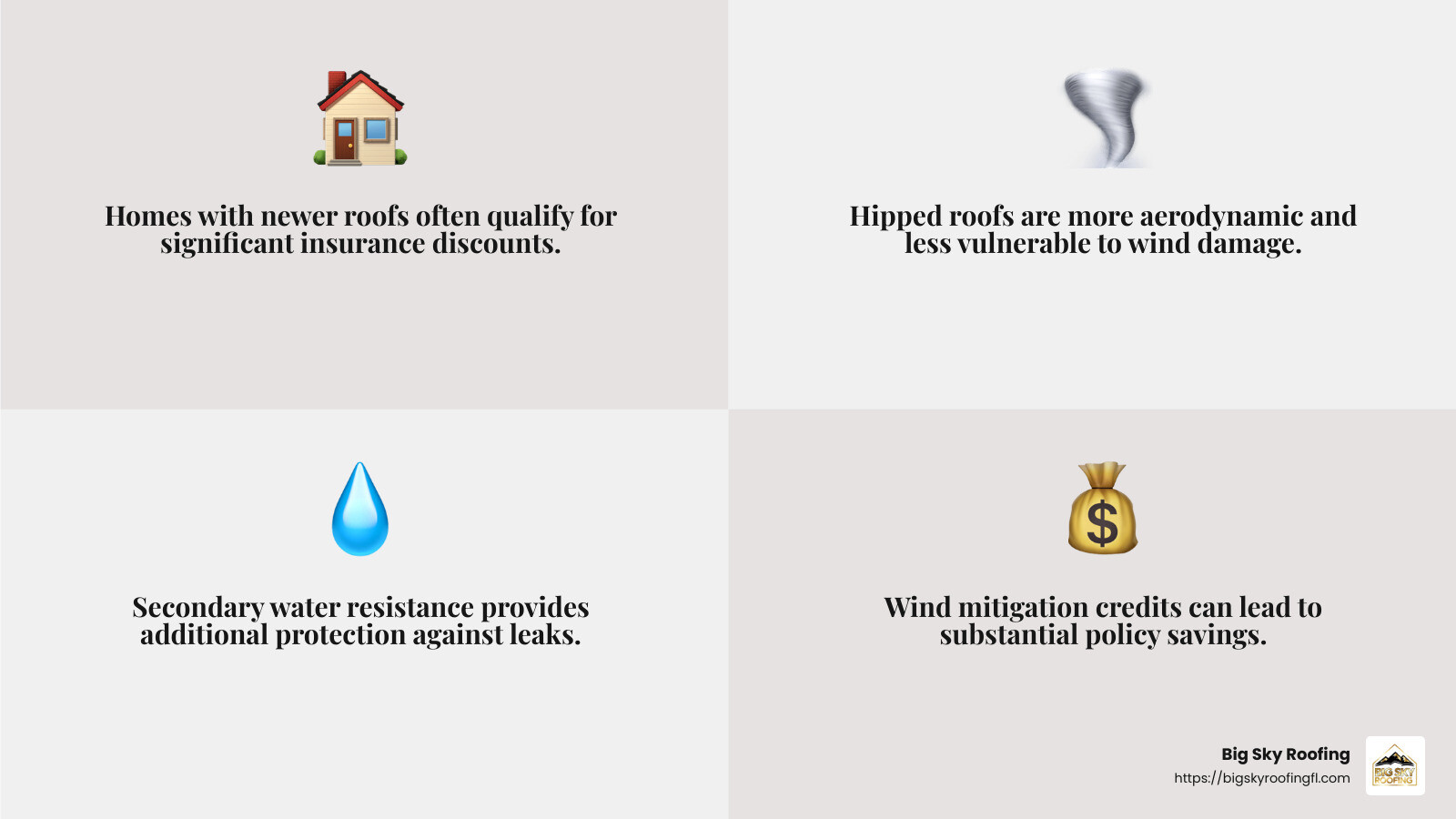 Insurance discounts for wind mitigation