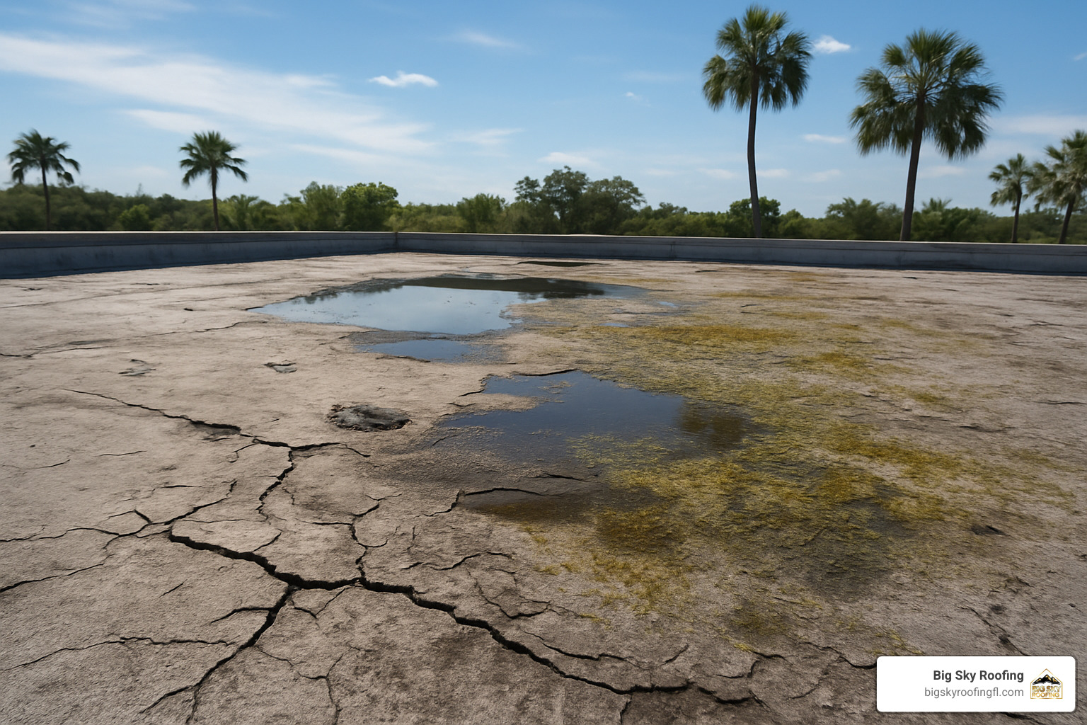 commercial roof damage in Clermont FL