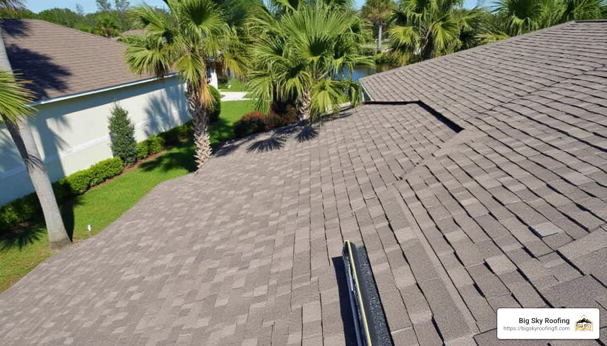 well maintained roof in Central Florida