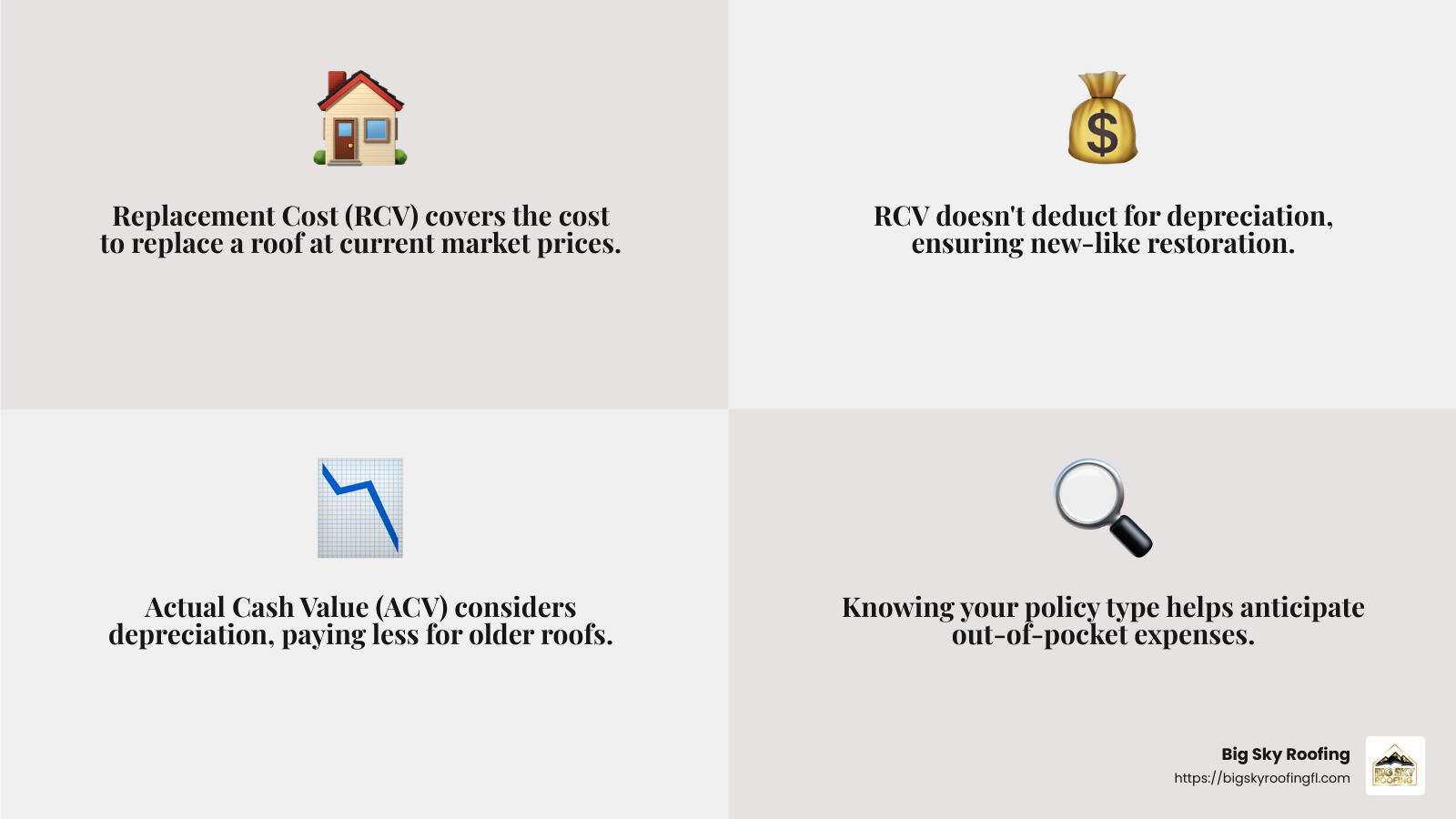 Understanding the difference between RCV and ACV