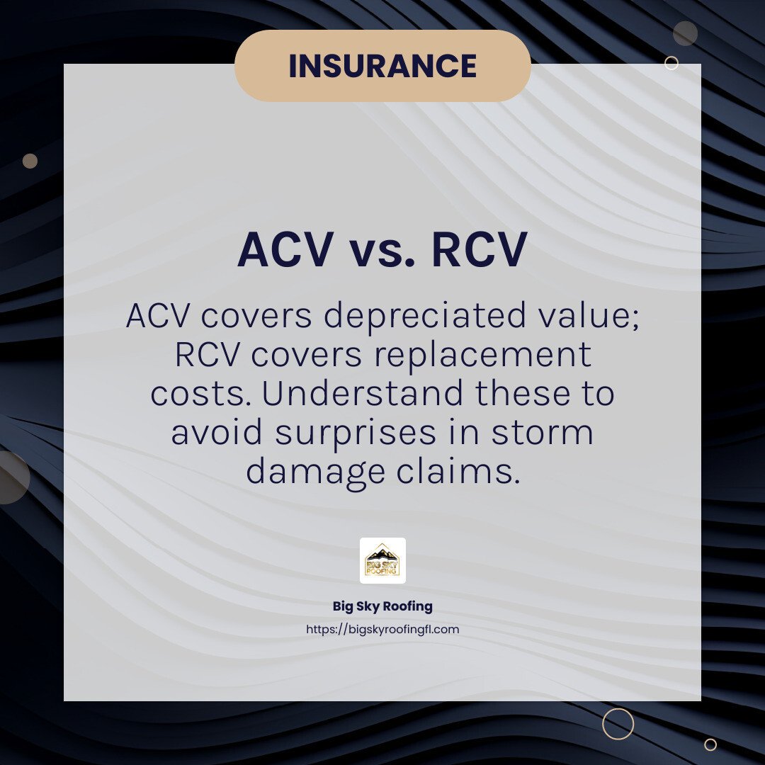 Understanding the difference between ACV and RCV 