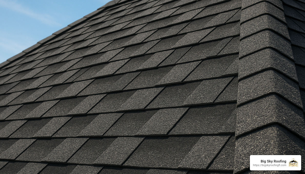 Wind-resistant roofing materials