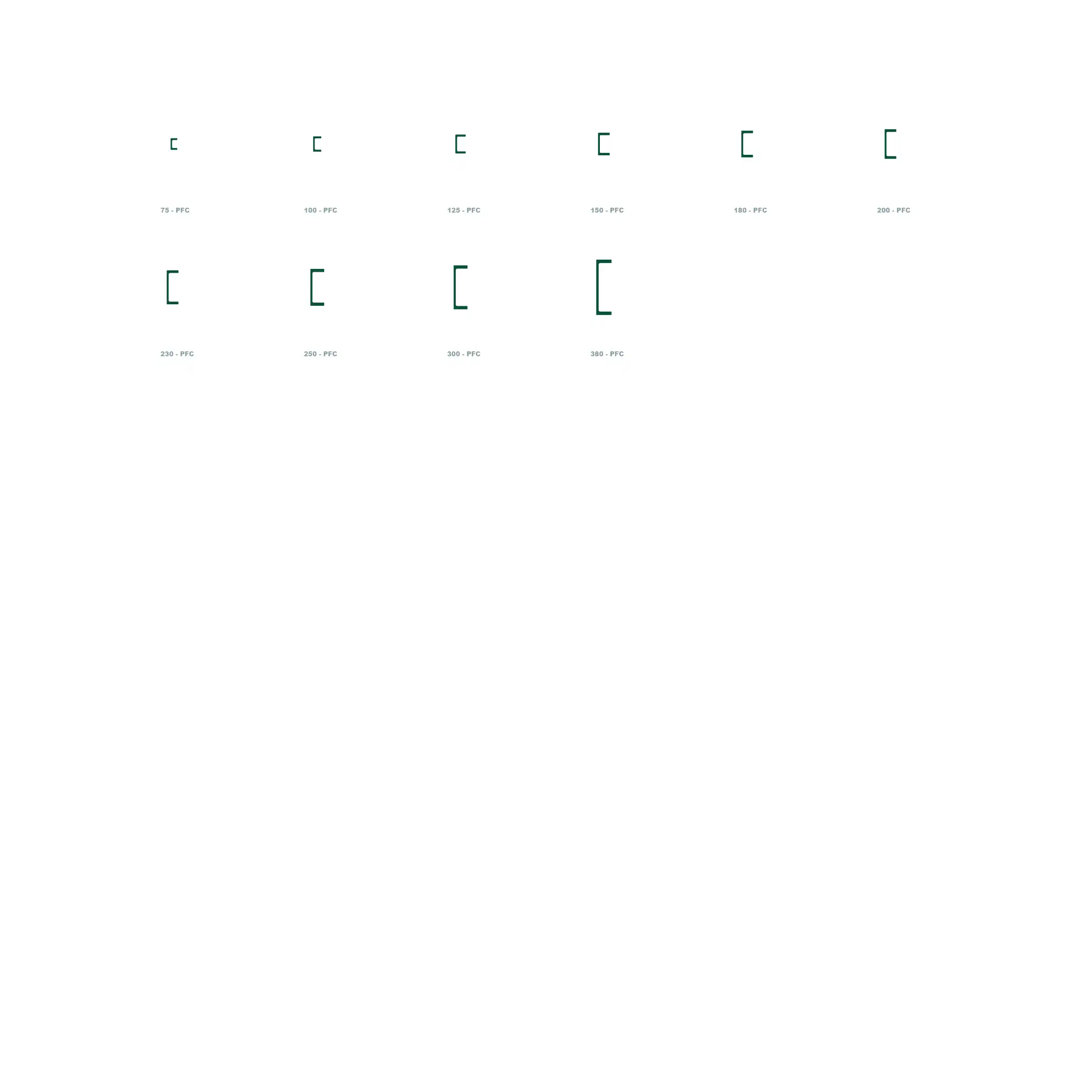 Access precise CAD blocks of Parallel Flange Channels (PFC). Common in framing, lintels, and beams, ideal for structural and architectural drawings.