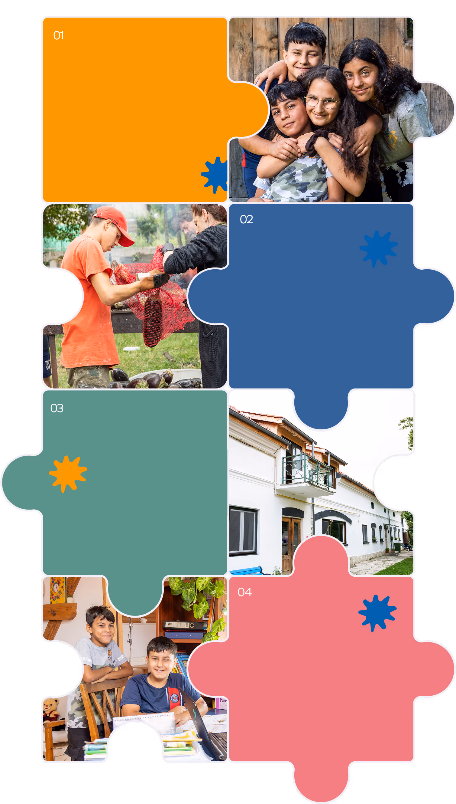 Puzzle-Frame für PECA Kinderheim