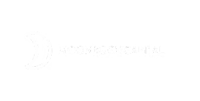 MoonRock Capital logo, white text and moon symbol on black background.