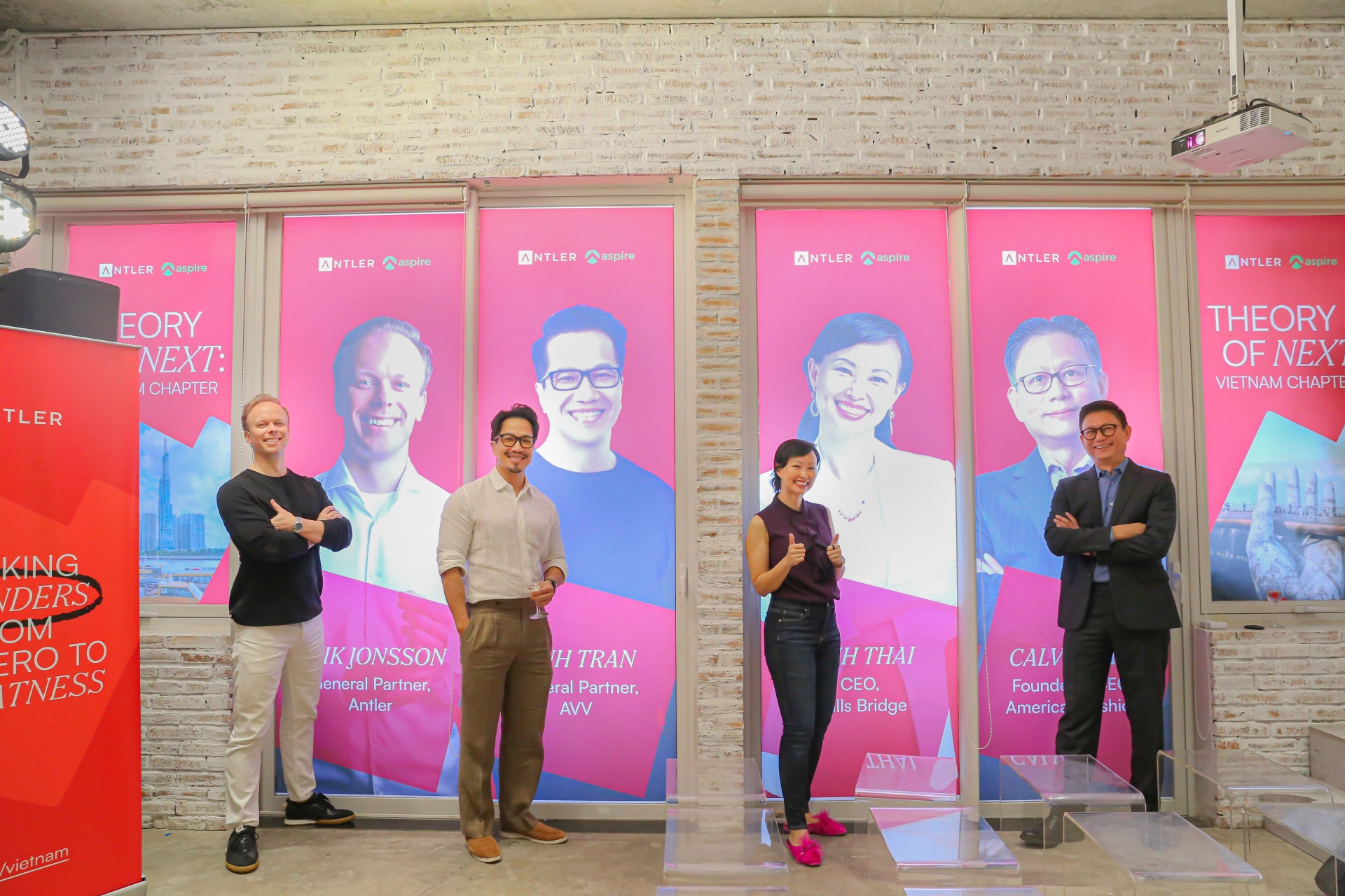 AVV GP Binh Tran and three others at an event.