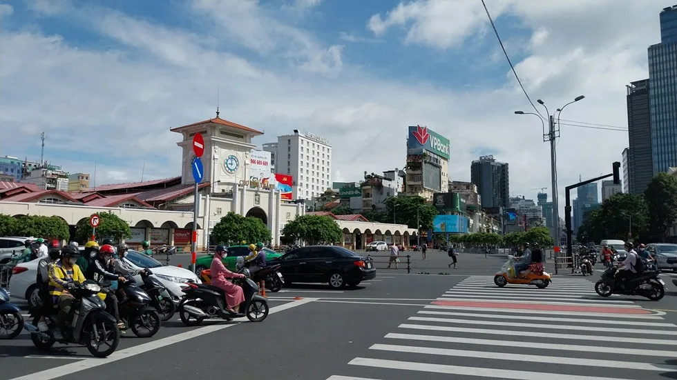 Downtown Ho Chi Minh City.