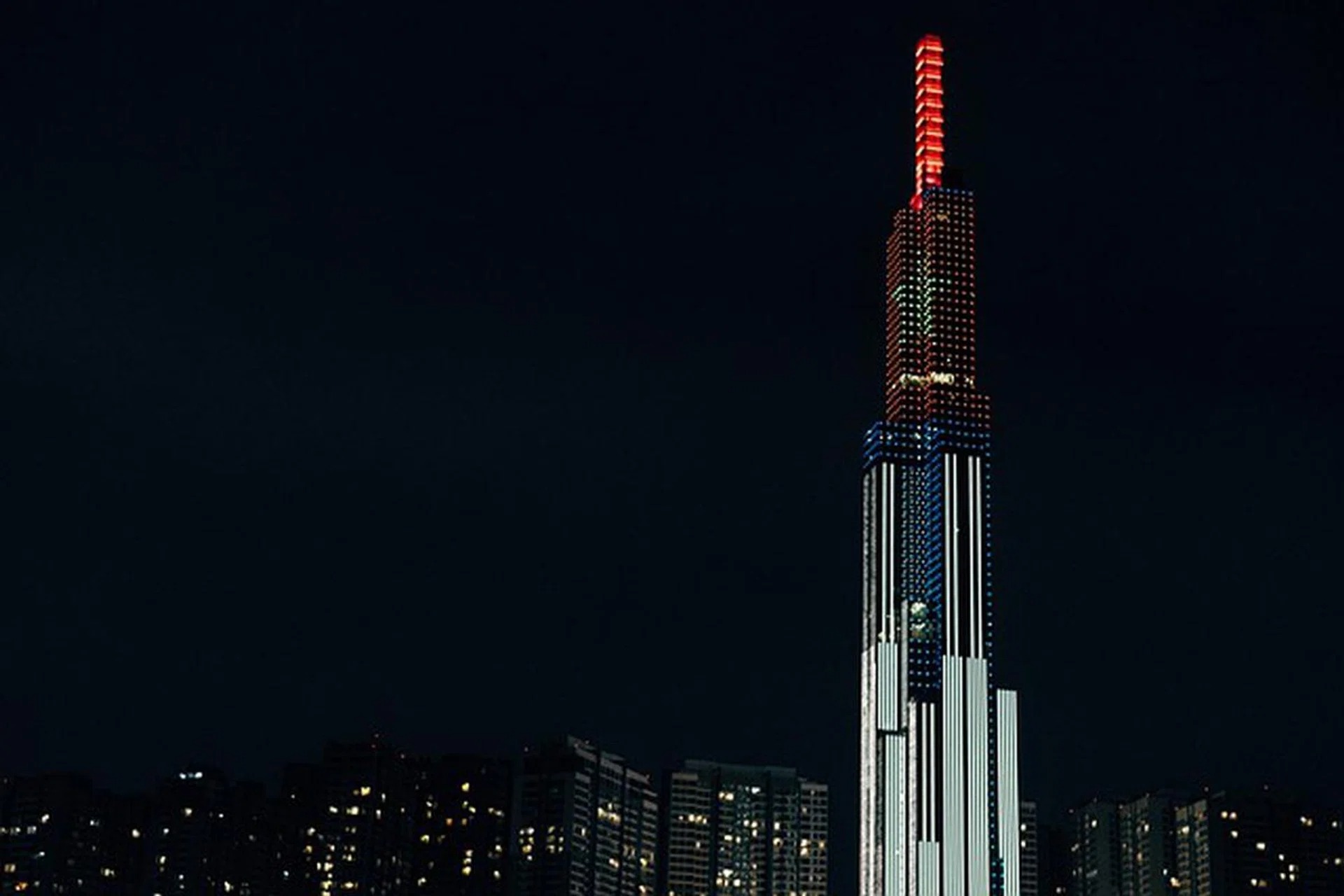 A skyscraper in Ho Chi Minh City.