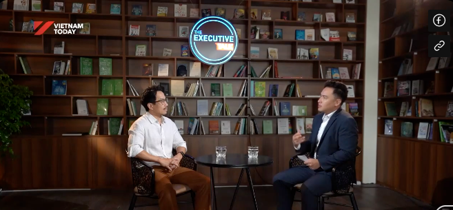 A screenshot from The Executive Talk.