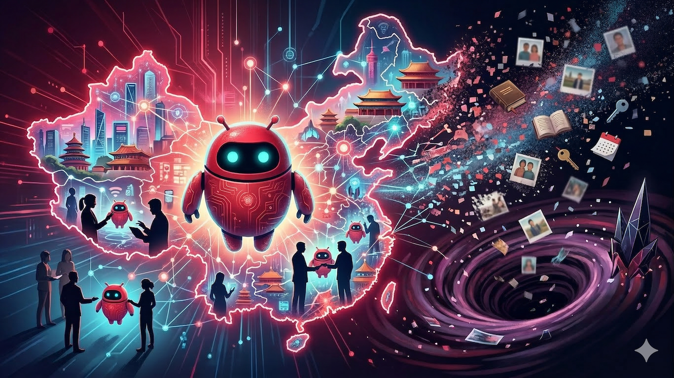 An AI-generated image showing the popularity of OpenClaw in China.