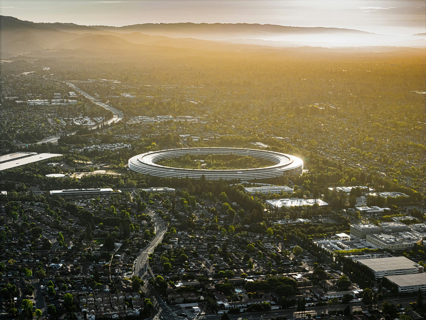 Apple's HQ in California.