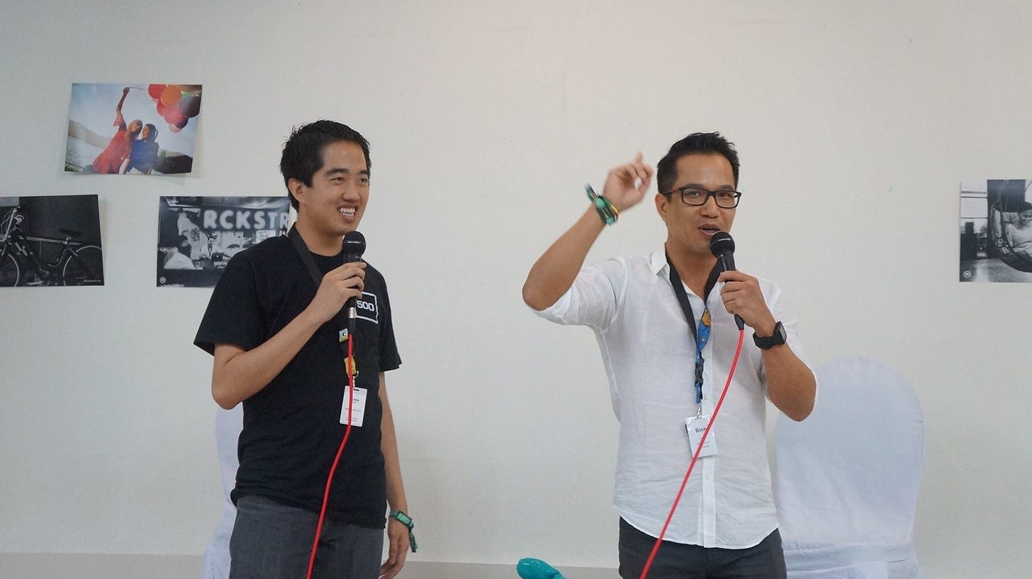 Eddie Thai and Binh Tran.