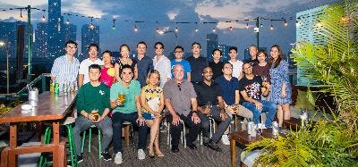 A group photo of founders.