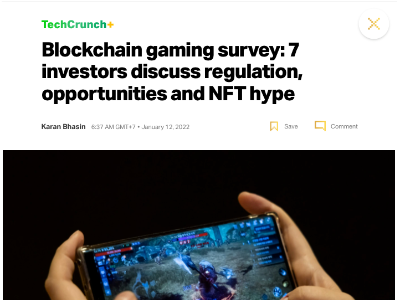 A TechCrunch article screenshot.