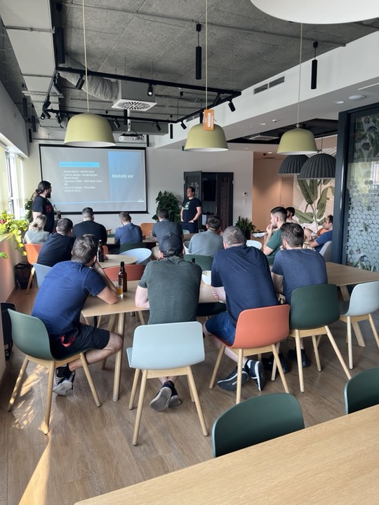 Első Nova irodai sörkóstoló