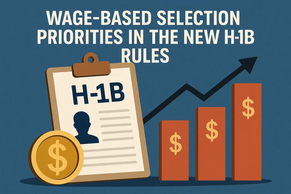 Wage Based Selection Priorities in the New H 1B Rules