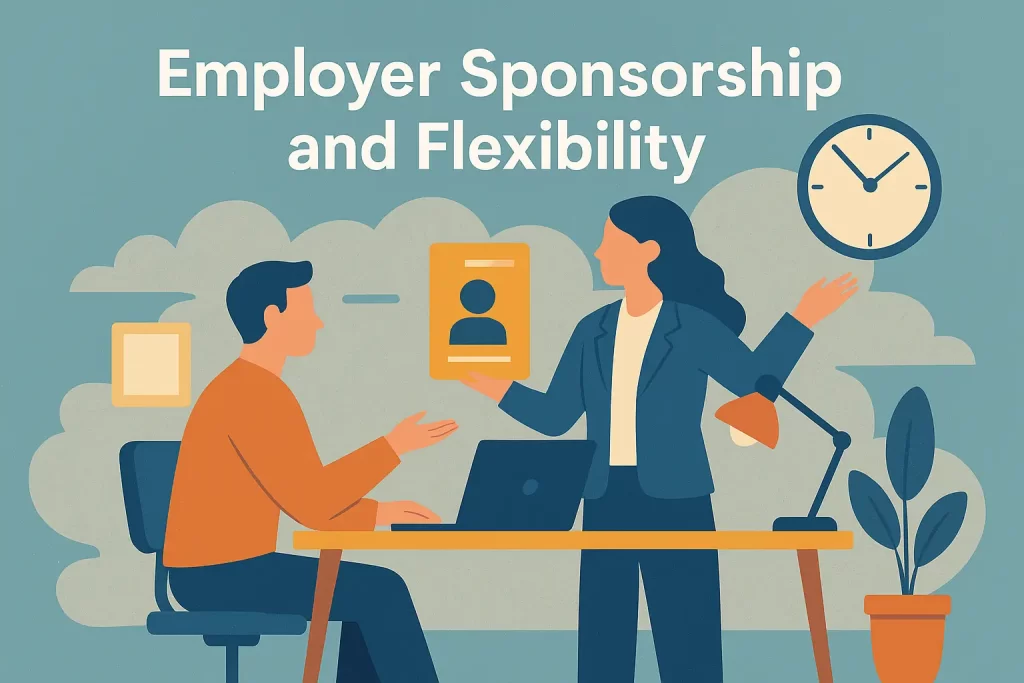 Employer Sponsorship and Flexibility