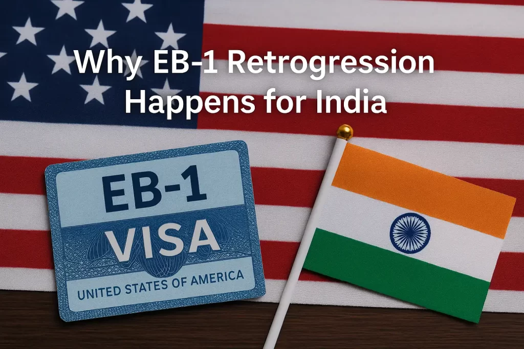Why EB 1 Retrogression Happens for India
