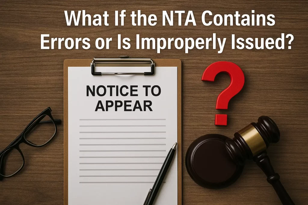 0813 NTA Errors Concerns 0813 NTA Errors Concerns