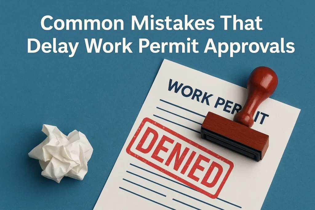 Common Mistakes That Delay Work Permit Approvals