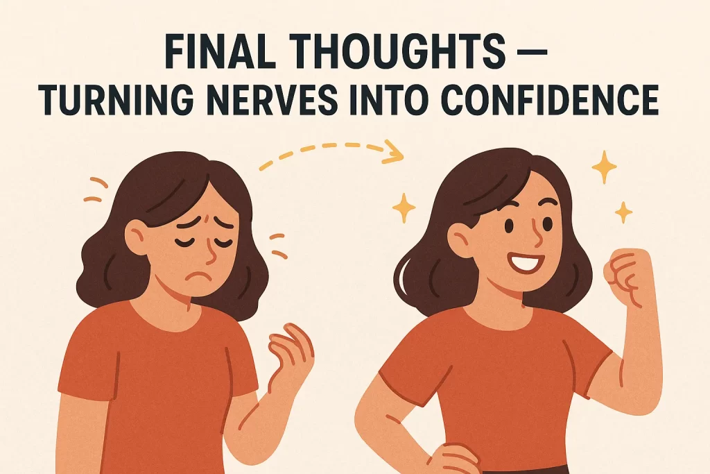 Final Thoughts – Turning Nerves into Confidence