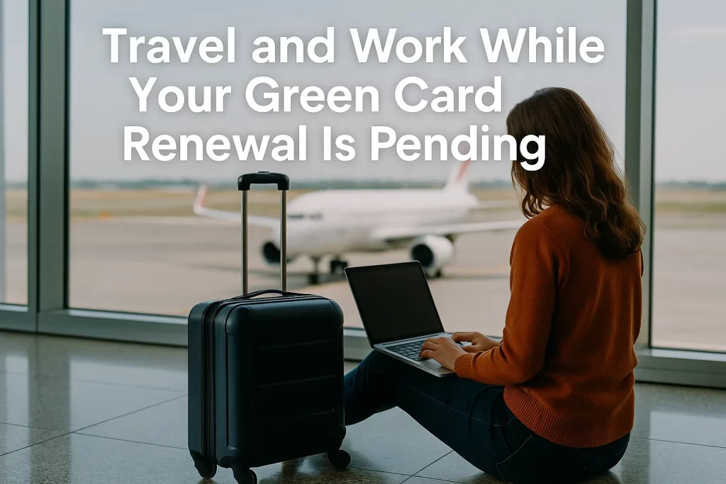 Travel and Work While Your Green Card Renewal Is Pending (Airport Version) Travel and Work While Your Green Card Renewal Is Pending (Airport Version)