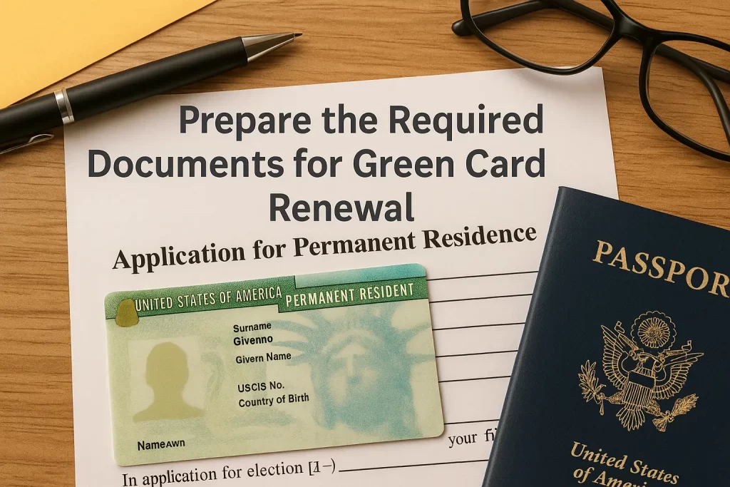 Prepare the Required Documents for Green Card Renewal (1) Prepare the Required Documents for Green Card Renewal (1)