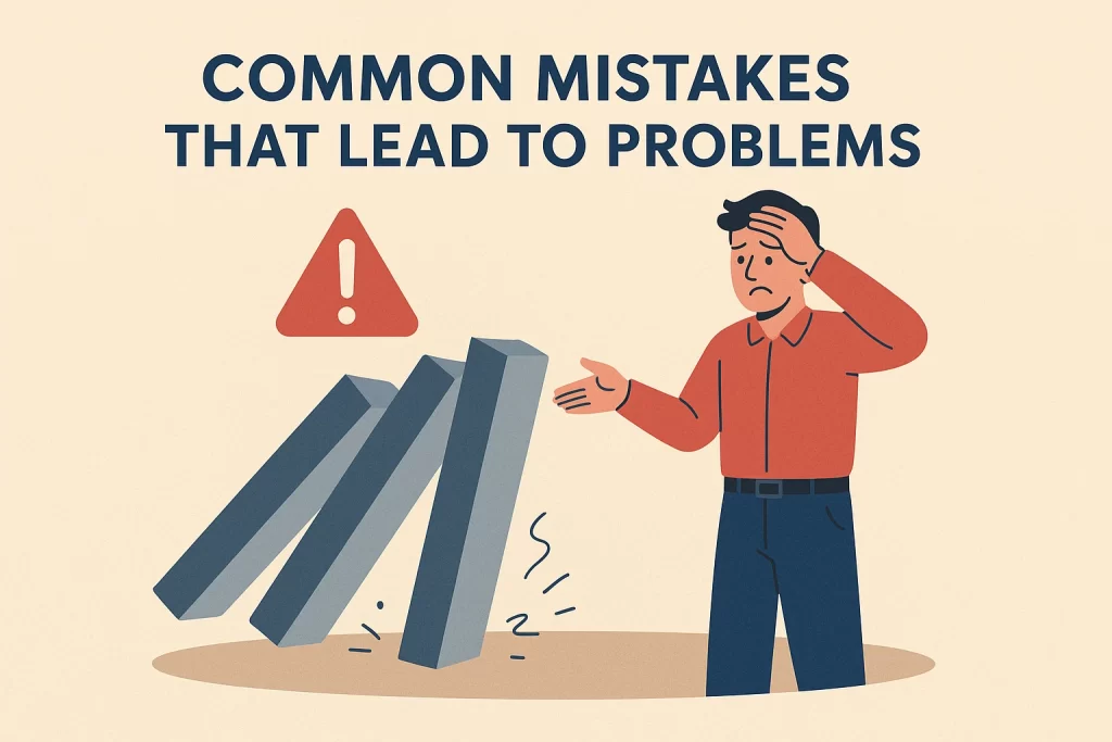 Common Mistakes that Lead to Problems