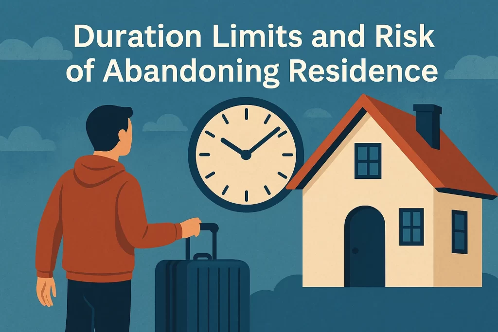 Duration Limits and Risk of Abandoning Residence