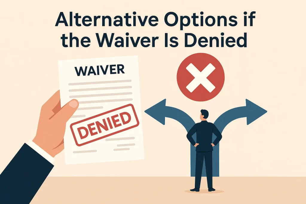 Alternative Options if the Waiver Is Denied